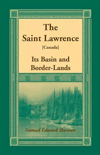 The Saint Lawrence [Canada] cover