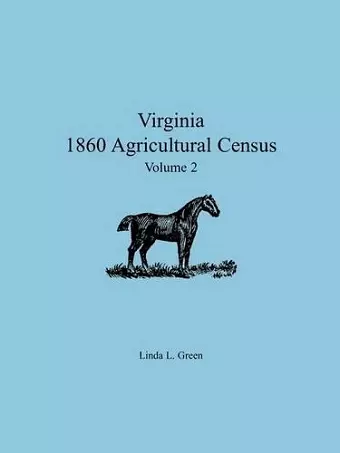 Virginia 1860 Agricultural Census cover