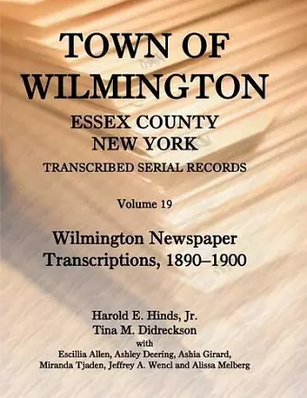 Town of Wilmington, Essex County, New York, Transcribed Serial Records cover