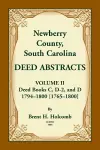 Newberry County, South Carolina Deed Abstracts. Volume II cover