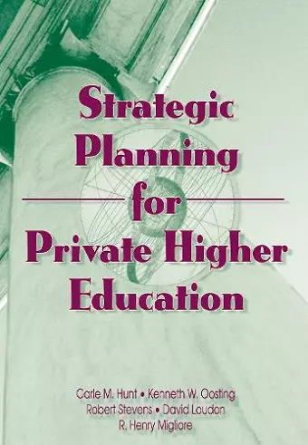 Strategic Planning for Private Higher Education cover