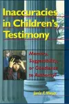 Inaccuracies in Children's Testimony cover