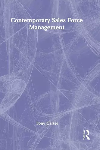 Contemporary Sales Force Management cover