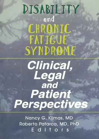 Disability and Chronic Fatigue Syndrome cover