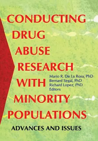 Conducting Drug Abuse Research with Minority Populations cover