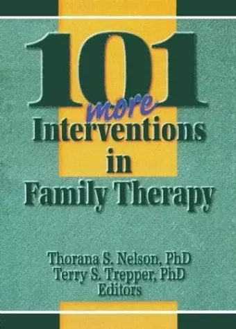 101 More Interventions in Family Therapy cover