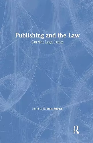 Publishing and the Law cover