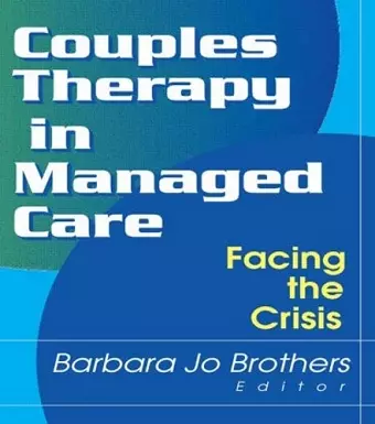 Couples Therapy in Managed Care cover