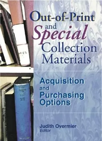 Out-of-Print and Special Collection Materials cover