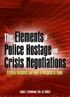 The Elements of Police Hostage and Crisis Negotiations cover