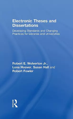 Electronic Theses and Dissertations cover