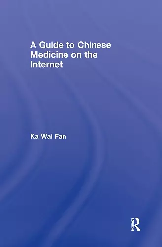 A Guide to Chinese Medicine on the Internet cover