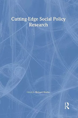 Cutting-Edge Social Policy Research cover