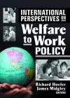 International Perspectives on Welfare to Work Policy cover