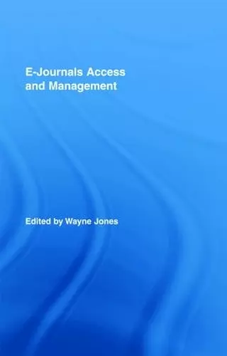 E-Journals Access and Management cover
