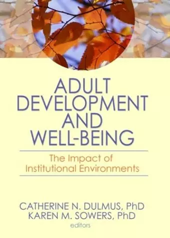 Adult Development and Well-Being cover