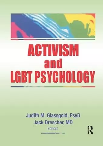 Activism and LGBT Psychology cover