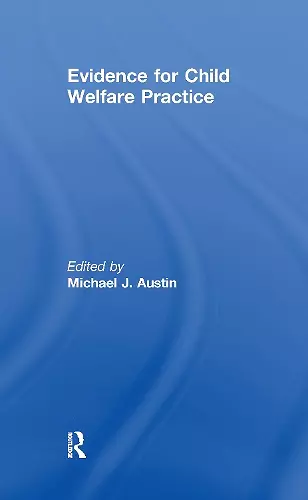 Evidence for Child Welfare Practice cover