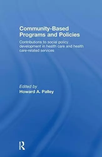 Community-Based Programs and Policies cover