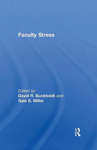 Faculty Stress cover