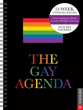 Gay Agenda Perpetual Undated Calendar, The cover