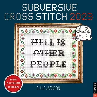 Subversive Cross Stitch 2023 Wall Calendar cover