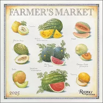 Farmer's Market 2025 Wall Calendar cover