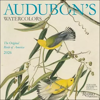 Audubon’s Watercolors 2026 Wall Calendar cover