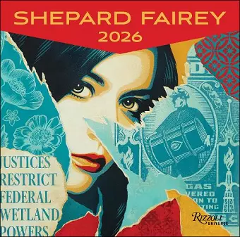 Shepard Fairey 2026 Wall Calendar cover