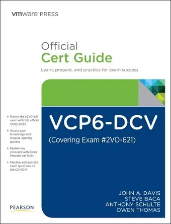 VCP6-DCV Official Cert Guide (Exam #2V0-621) cover