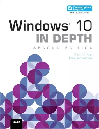 Windows 10 In Depth cover