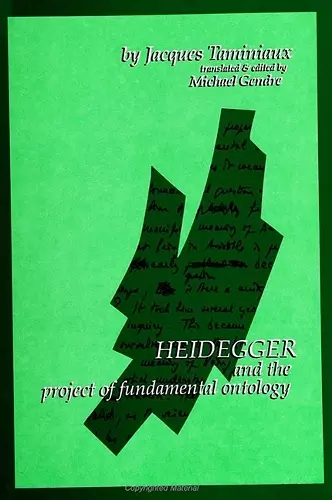 Heidegger and the Project of Fundamental Ontology cover