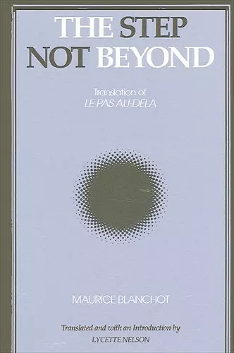 The Step Not Beyond cover