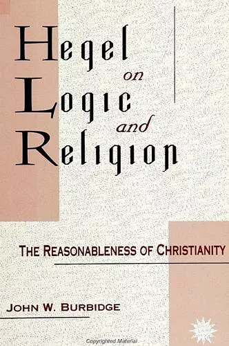 Hegel on Logic and Religion cover