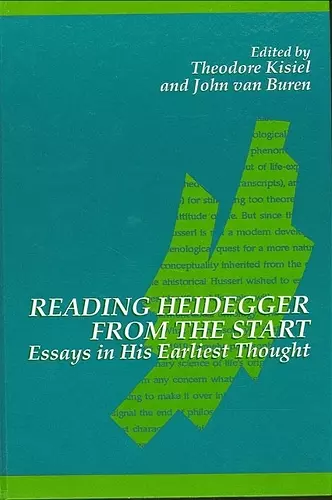 Reading Heidegger from the Start cover