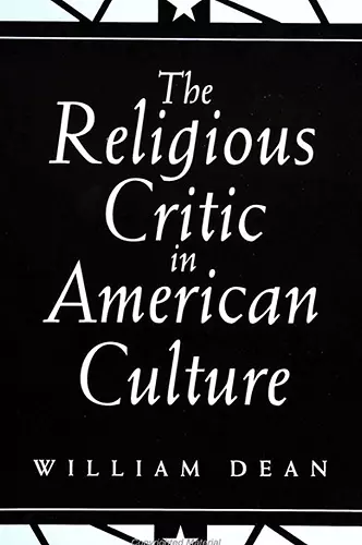 The Religious Critic in American Culture cover