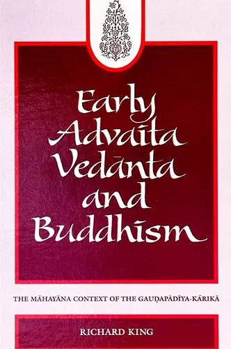 Early Advaita Vedānta and Buddhism cover