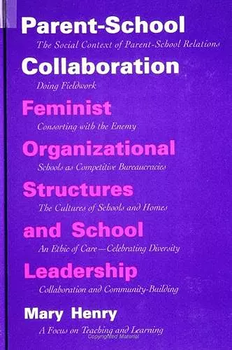 Parent-School Collaboration cover
