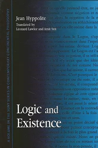 Logic and Existence cover