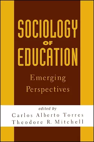 Sociology of Education cover