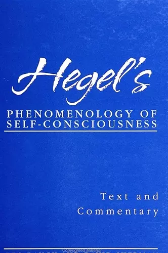 Hegel's Phenomenology of Self-Consciousness cover