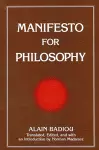 Manifesto for Philosophy cover