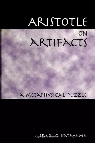 Aristotle on Artifacts cover