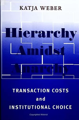 Hierarchy amidst Anarchy cover