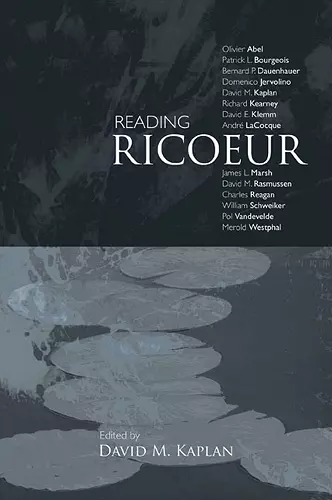 Reading Ricoeur cover
