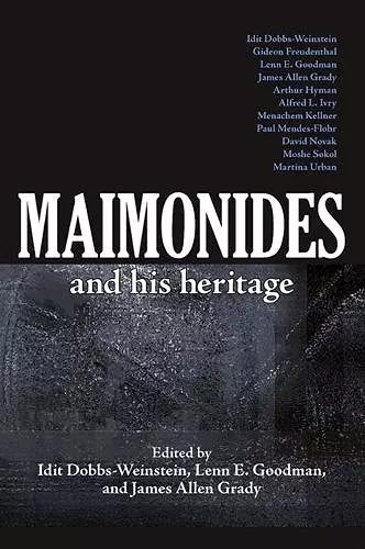 Maimonides and His Heritage cover