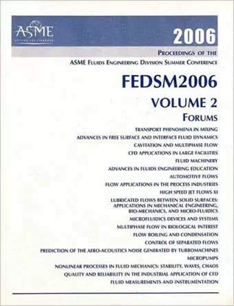Fourteenth International Conference on Nuclear Engineering and 2006 ASME Joint U.S./European Fluids Engineering Summer Meeting v. 2; Fora cover