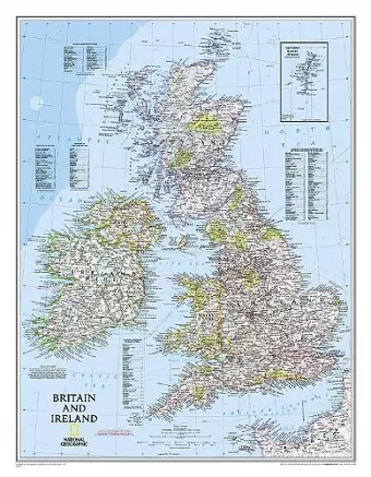 Britain And Ireland Flat Map cover