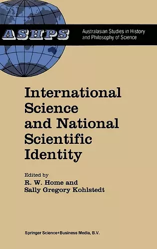 International Science and National Scientific Identity cover