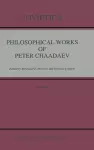 Philosophical Works of Peter Chaadaev cover